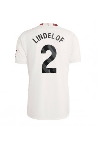 Fotbalové Dres Manchester United Victor Lindelof #2 Třetí Oblečení 2023-24 Krátký Rukáv